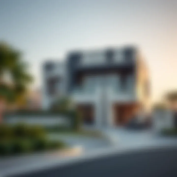 Stunning exterior view of Ahmed Al Abdulla Residence showcasing modern architecture