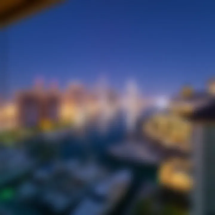 Scenic Marina Dubai View Scenic view of Marina Dubai from an Airbnb balcony
