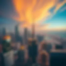 Aerial view of Dubai's skyline showcasing luxury developments