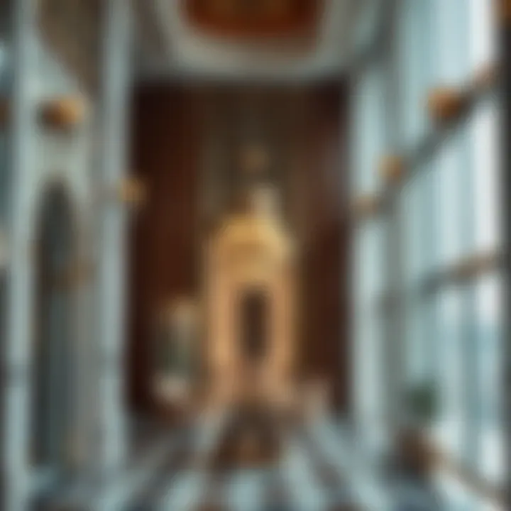 Interior design elements reflecting the cultural significance of the Al Ahli Building