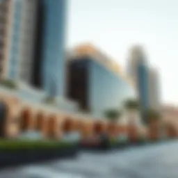 Striking facade of Al Fahad Plaza showcasing modern architectural design