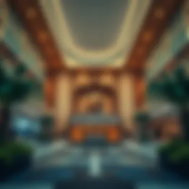 Architectural Marvel of Al Khail Gate Stunning architectural design of Al Khail Gate Community Centre