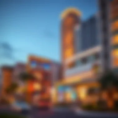 Future Perspectives: Upcoming Developments by Al Mizan Realty Render of Al Mizan Realty's upcoming mixed-use development