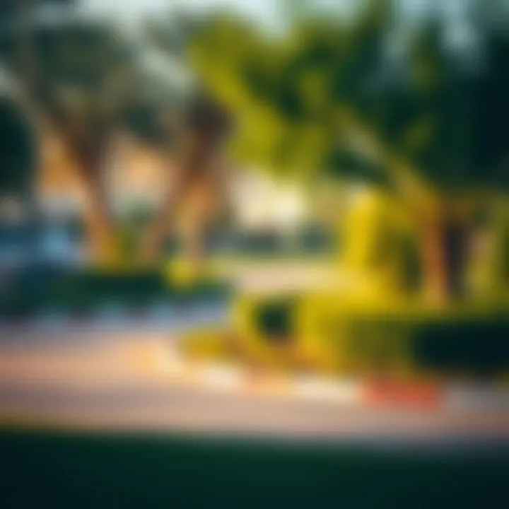 Local amenities in Al Muwaihat 2, featuring parks and recreational areas