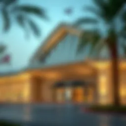 Exterior view of Al Qiyadah Metro Station highlighting its architectural design