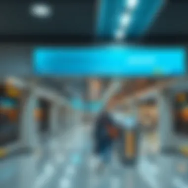 Modern Amenities at Al Qiyadah Metro Station Interior of Al Qiyadah Metro Station showcasing modern amenities