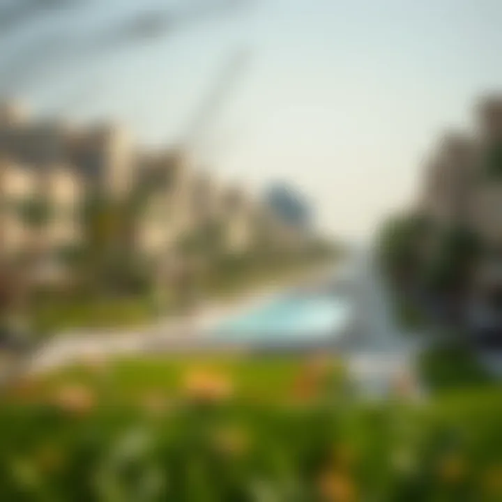 Community amenities such as parks and recreational areas in Al Rigga