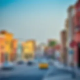 Panoramic view of Al Rigga showcasing its vibrant streets and architecture