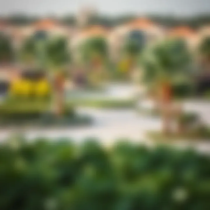Parks and Recreation in Al Rowdah Lush green parks and recreational areas in Al Rowdah