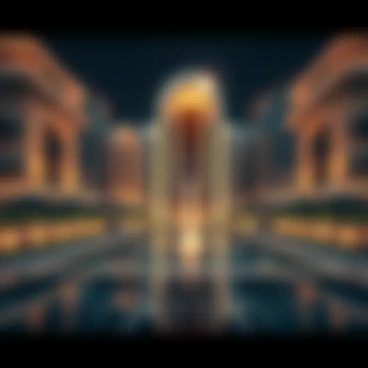 Architectural Marvel of الورقا مول Stunning architectural design of الورقا مول showcasing modern urban development.