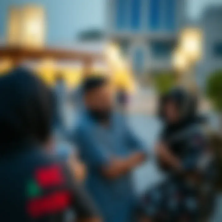 Community Engagement at الورقا مول Community engagement activities at الورقا مول emphasizing local interaction.