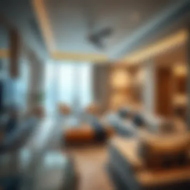 Modern interior design of a Dubai apartment
