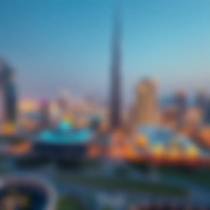 Panoramic view of the Dubai skyline highlighting Asyan properties