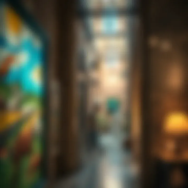 Artistic Expressions in Bastakiya's Galleries Art galleries showcasing local artists in Bastakiya