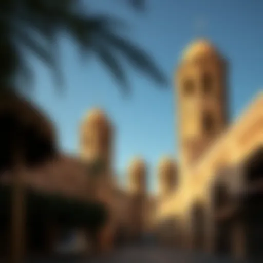 Traditional wind towers in Bastakiya Quarter