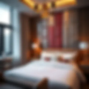 Stylish Bed Space Interior Design Interior of a stylishly furnished bed space room