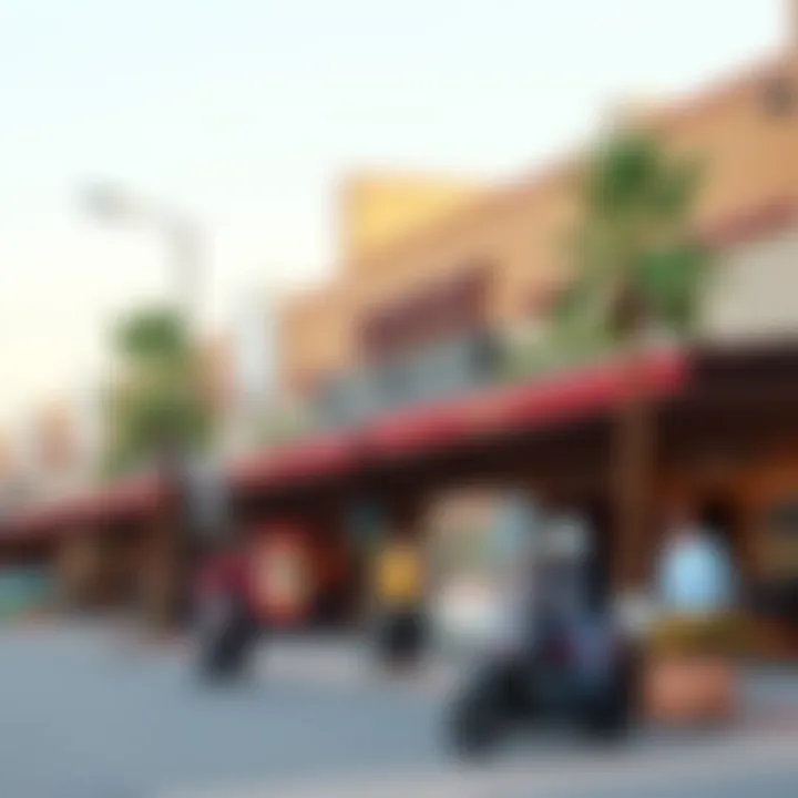 Community Amenities in Deira A vibrant community area featuring local amenities in Deira