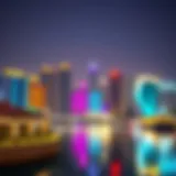 Vibrant skyline of Ben Ghatet Creek showcasing modern architecture