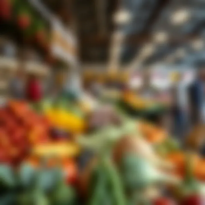 A vibrant farmer's market showcasing fresh produce and culinary inspirations
