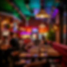 A bustling Bay Area restaurant showcasing vibrant dining atmosphere