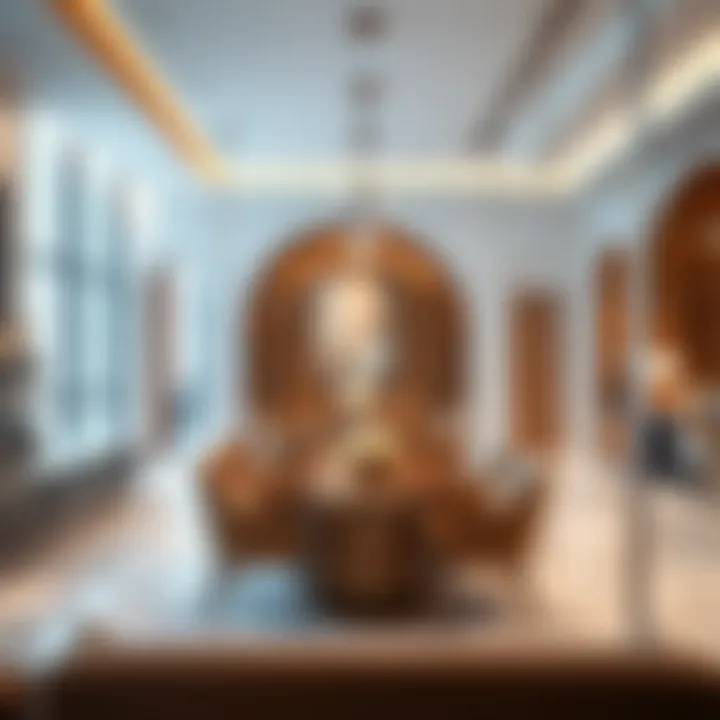 Luxury Interior Design at Binghatti Sales Boutique Interior design of Binghatti Sales Boutique highlighting luxury features