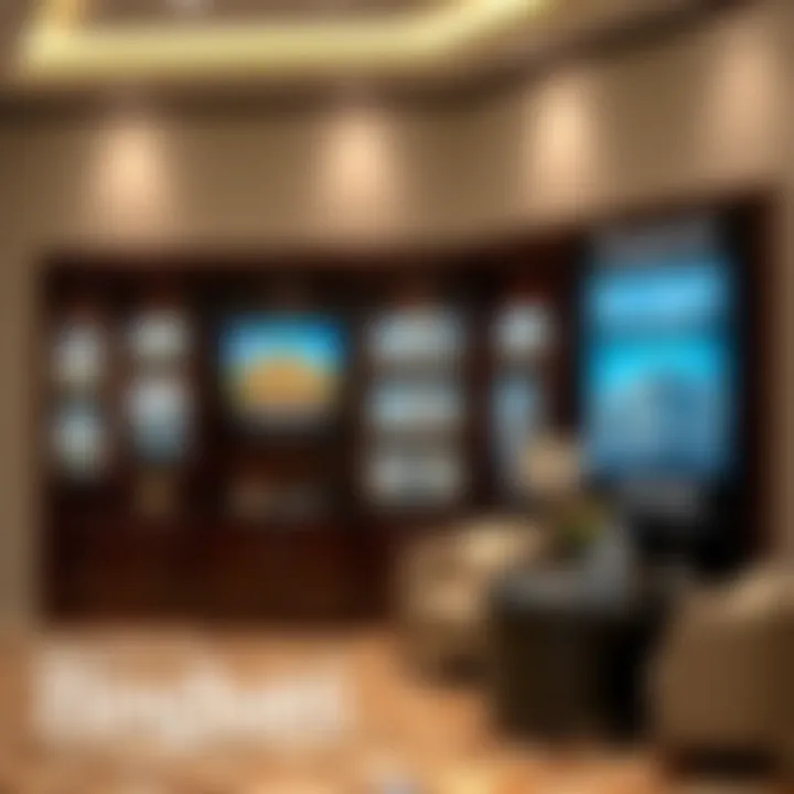 Diverse Property Listings at Binghatti Sales Boutique A detailed display of property listings available at Binghatti Sales Boutique