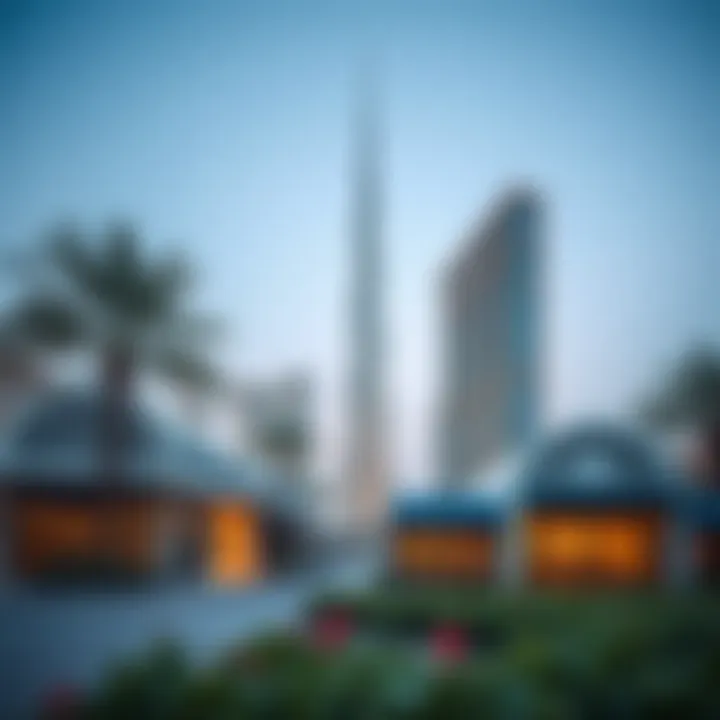 Surrounding amenities near برج الانوار highlighting urban lifestyle