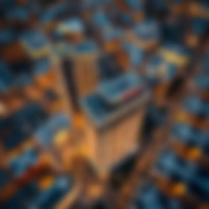 Aerial view highlighting the strategic location of Centrepoint Deira City Center