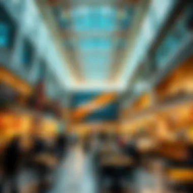 Vibrant Food Court at Centrepoint Deira City Center Vibrant atmosphere in the food court with various dining options
