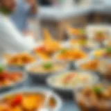 Traditional Emirati Culinary Delights A vibrant display of traditional Emirati dishes