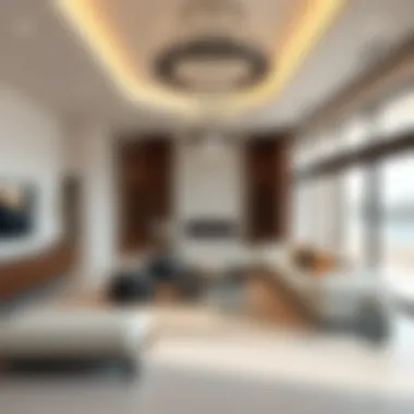 Interior Design of a Villa Lavish interior design of a villa at Damac Lagoons Mykonos highlighting modern architecture and elegance