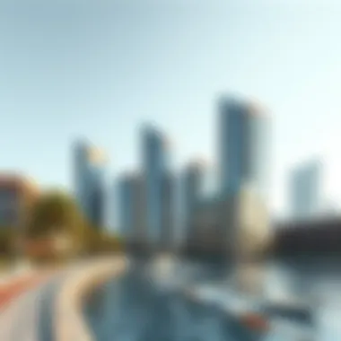 Waterfront Development Concept Vibrant waterfront development concept for Deira Islands.