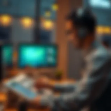 Navigating Utility Services via Dewa Connection User accessing utilities through Dewa platform