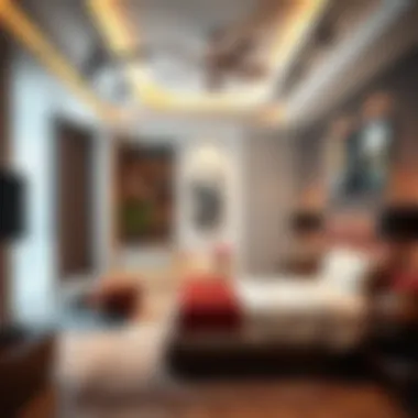 A Cozy Retreat: Bedroom Designs in JVC Cozy bedroom interior showcasing unique decor
