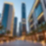 Architectural view of Domus Tower showcasing its modern design