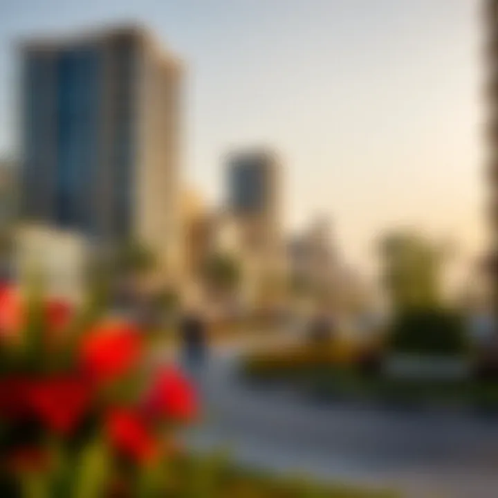 Vibrant Community Features in JVC Community features of Jumeirah Village Circle surrounding Domus Tower