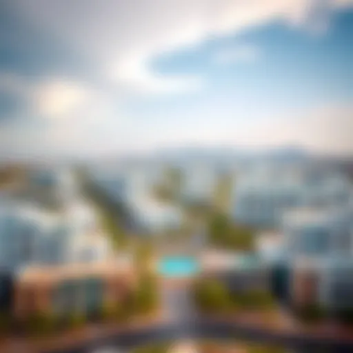 Panoramic view of Dubai Hills showcasing modern architecture