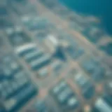 Aerial view of Emirates Industrial City showcasing its layout and infrastructure