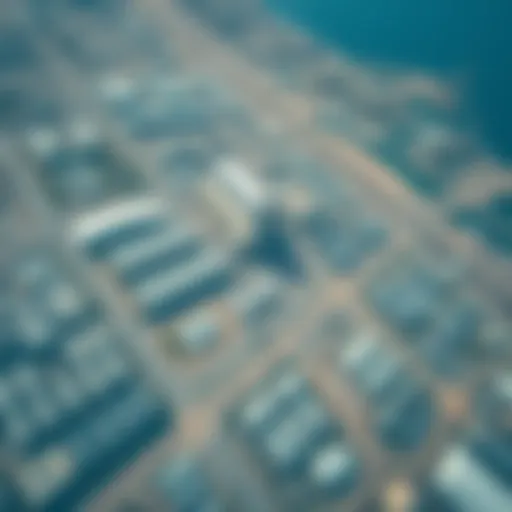 Aerial view of Emirates Industrial City showcasing its layout and infrastructure