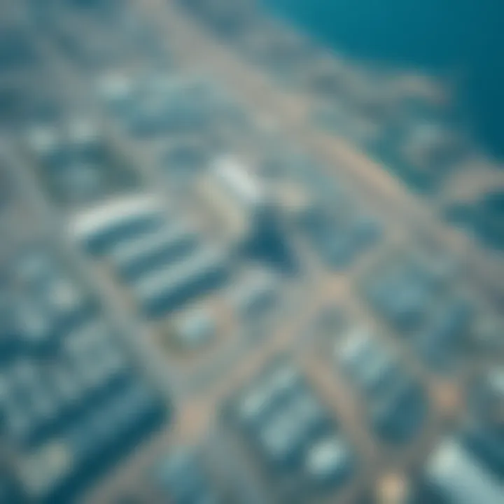 Aerial view of Emirates Industrial City showcasing its layout and infrastructure