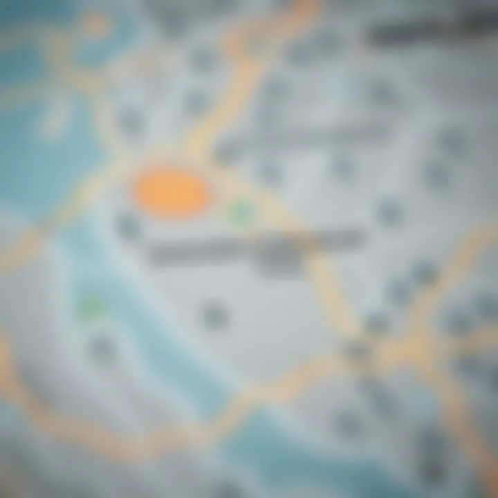 Map highlighting strategic location of Emirates Industrial City within Dubai
