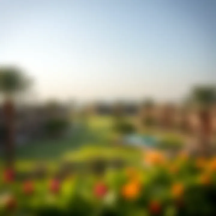 Lush Landscapes of Emirates Park Resort Overview of the lush landscapes and recreational areas at Emirates Park Resort