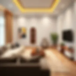 Cozy family room setup in Al Quoz