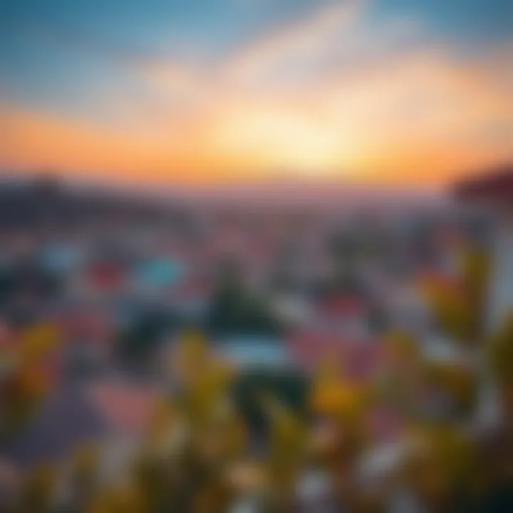 Charming Landscape of Hor Al Anz Scenic view of Hor Al Anz neighborhood