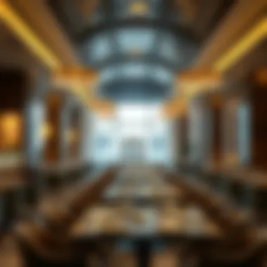 Contemporary restaurant interior design