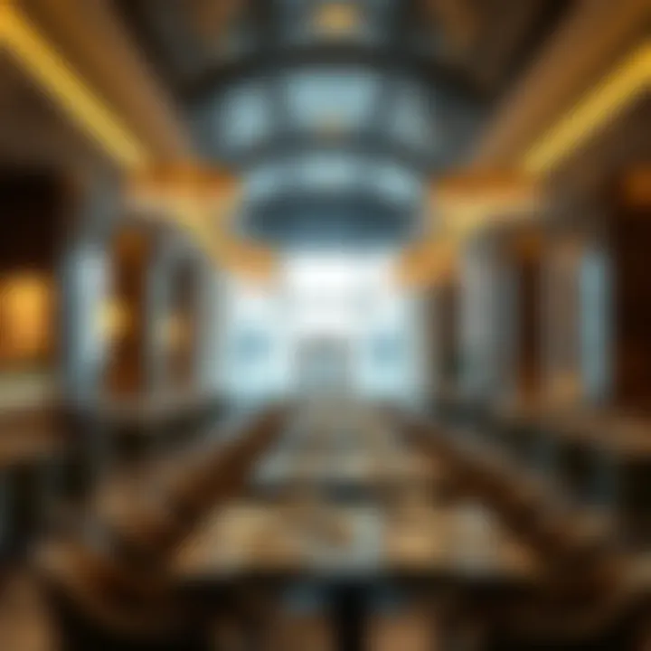 Contemporary restaurant interior design