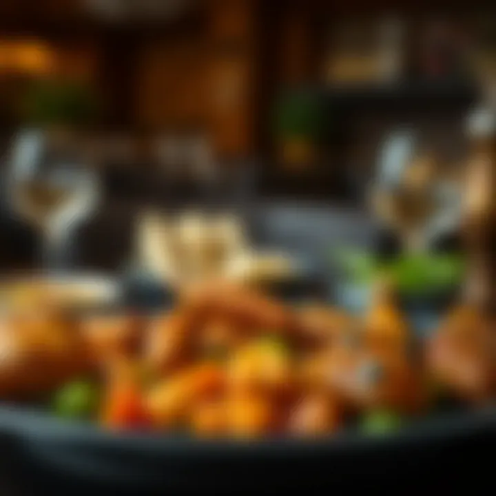 Plate of traditional Middle Eastern delicacies