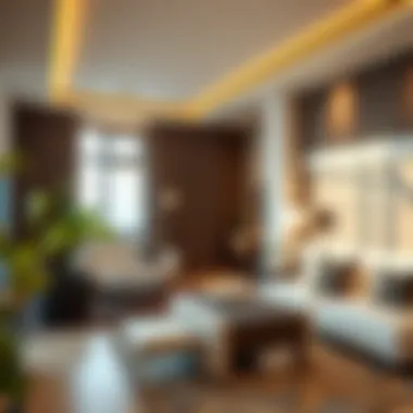 Chic Studio Living in JVC Stylish furnished studio interior in JVC