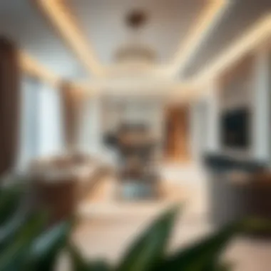 Sophisticated Interior of a Gladys Dubai Hills Residence Elegant residential unit within Gladys Dubai Hills highlighting interior design and space