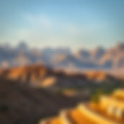 Panoramic View of Hatta Stunning panoramic view of Hatta's mountains